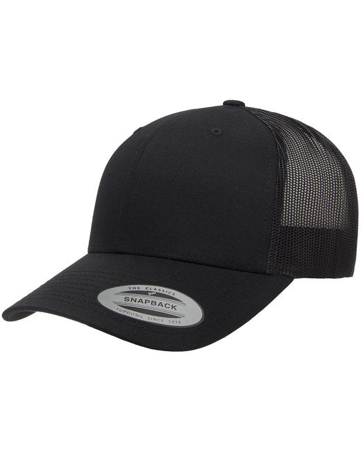 Classics Adult Retro Trucker Cap Embroidered Text Logo