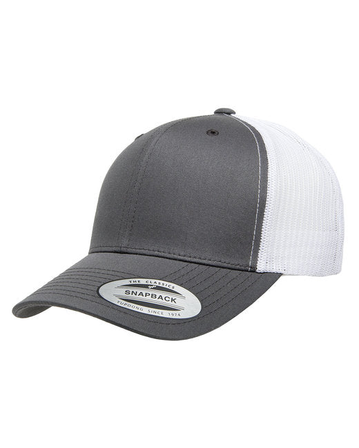 Classics Adult Retro Trucker Cap Embroidered Text Logo