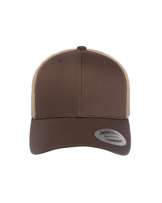 Classics Adult Retro Trucker Cap Embroidered Text Logo