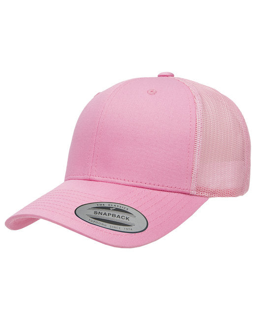 Classics Adult Retro Trucker Cap Embroidered Text Logo