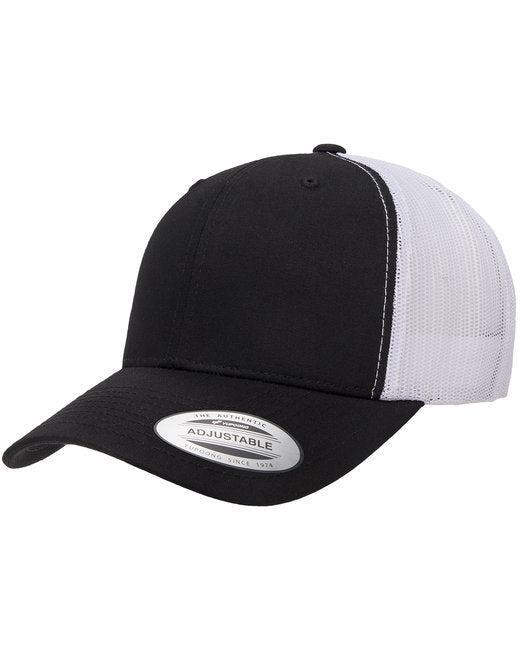 Classics Adult Retro Trucker Cap Embroidered Text Logo
